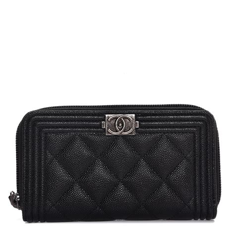 boy chanel small zipped wallet